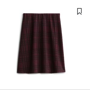 Cristabel Textured dark purple skirt